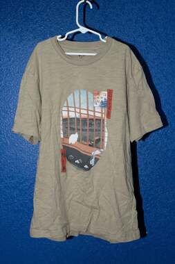 Uniqlo Ukiyo-e Masters Japanese Art Cat Graphic T-Shirt